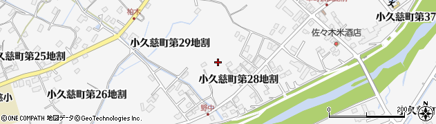 岩手県久慈市小久慈町（第２８地割）周辺の地図