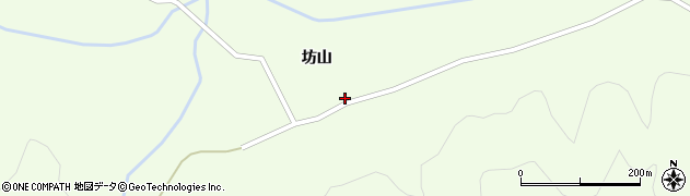 秋田県北秋田市小森坊山40周辺の地図