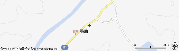秋田県大館市比内町谷地中弥助28周辺の地図