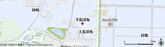 秋田県能代市河戸川（下長沼布）周辺の地図