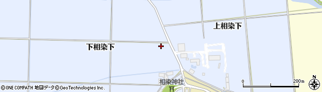 秋田県能代市河戸川（下相染下）周辺の地図