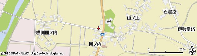 秋田県北秋田市七日市（家後）周辺の地図