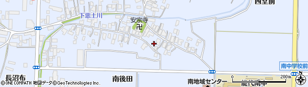 秋田県能代市河戸川後田98周辺の地図