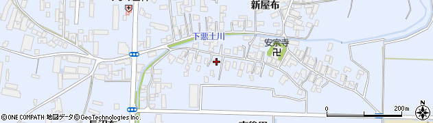 秋田県能代市河戸川後田72周辺の地図