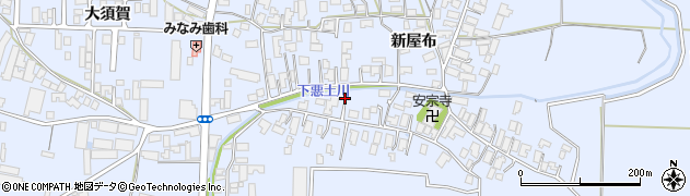 秋田県能代市河戸川後田149周辺の地図