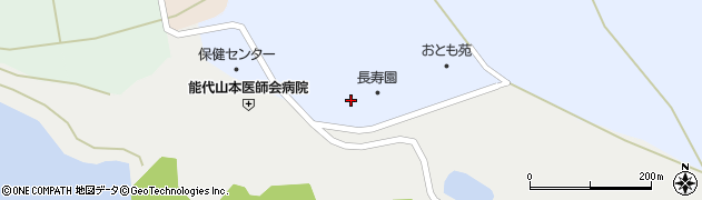 秋田県能代市腹鞁ノ沢周辺の地図