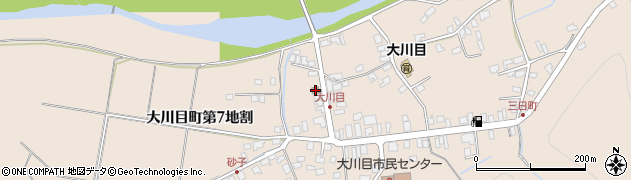 大川目郵便局 ＡＴＭ周辺の地図