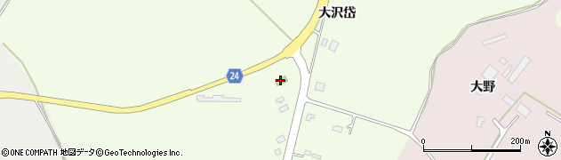 ローソン北秋田米内沢店周辺の地図