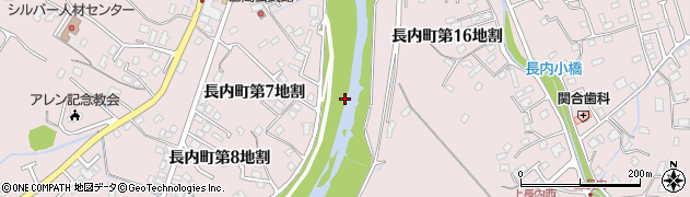 長内川周辺の地図