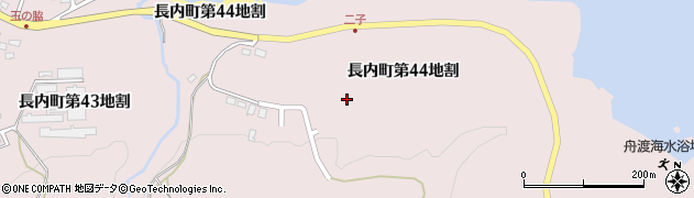 岩手県久慈市長内町第４４地割92周辺の地図