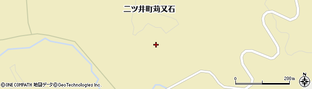 秋田県能代市二ツ井町苅又石周辺の地図