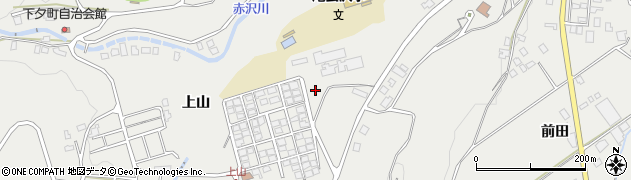 秋田県鹿角市尾去沢上山174周辺の地図