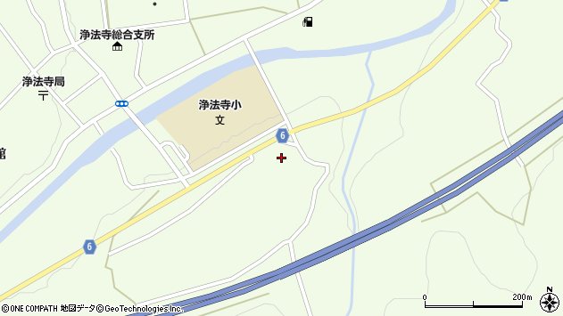 〒028-6955 岩手県二戸市浄法寺町桂平の地図