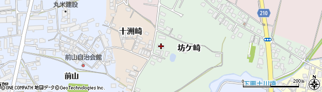 秋田県能代市坊ケ崎12周辺の地図