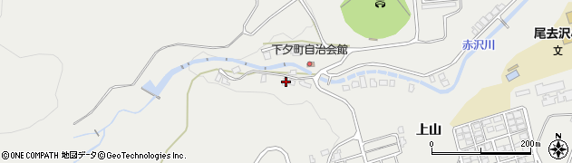 秋田県鹿角市尾去沢上山268周辺の地図