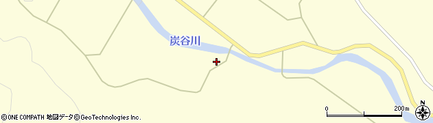 秋田県大館市比内町独鈷（沢川向）周辺の地図