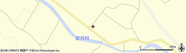 秋田県大館市比内町独鈷（沢村）周辺の地図
