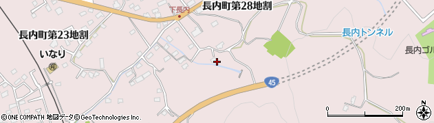 岩手県久慈市長内町第２８地割41周辺の地図