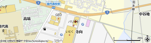 キタムラカメラ能代・アクロス能代店周辺の地図