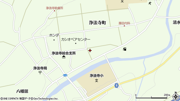 〒028-6854 岩手県二戸市浄法寺町下前田の地図