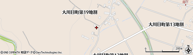 岩手県久慈市大川目町（第１９地割）周辺の地図