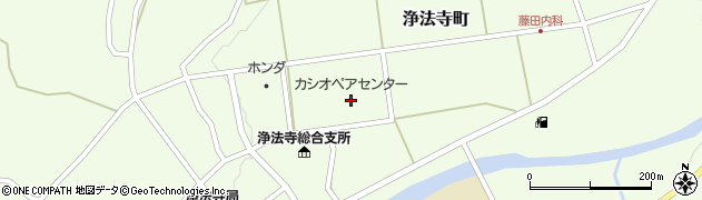 浄法寺カシオペアセンター図書室周辺の地図