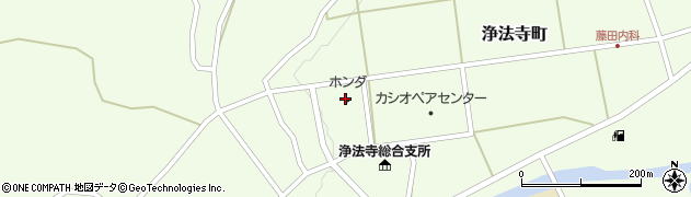 岩手県二戸市浄法寺町（樋田）周辺の地図