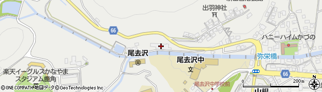 昭和第一産業株式会社　尾去沢工場周辺の地図