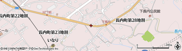 岩手県久慈市長内町（第２６地割）周辺の地図