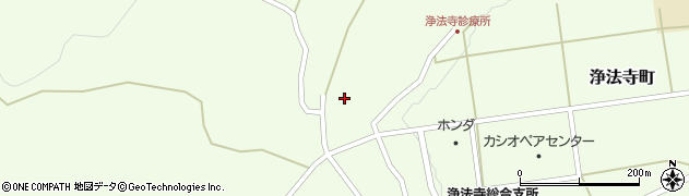 岩手県二戸市浄法寺町合名沢周辺の地図