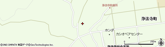 岩手県二戸市浄法寺町（合名沢）周辺の地図