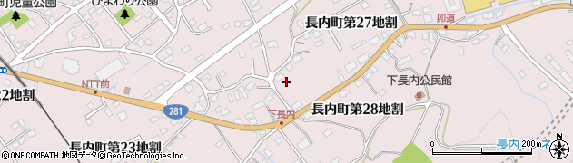 岩手県久慈市長内町第２７地割3周辺の地図
