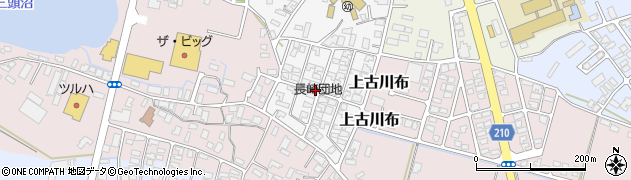 秋田県能代市田子向周辺の地図