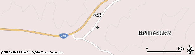 秋田県大館市比内町白沢水沢水沢64周辺の地図