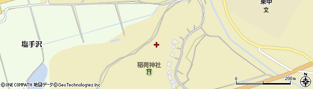 秋田県能代市扇田（樋口）周辺の地図