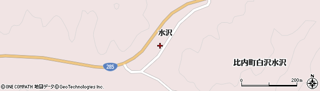 秋田県大館市比内町白沢水沢水沢49周辺の地図