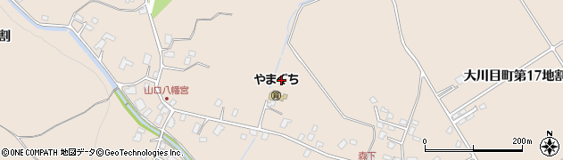 岩手県久慈市大川目町（第１８地割）周辺の地図