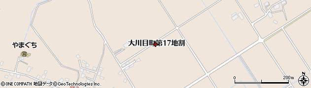 岩手県久慈市大川目町（第１７地割）周辺の地図