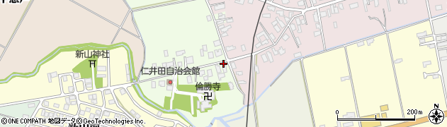 秋田県能代市仁井田白山5周辺の地図