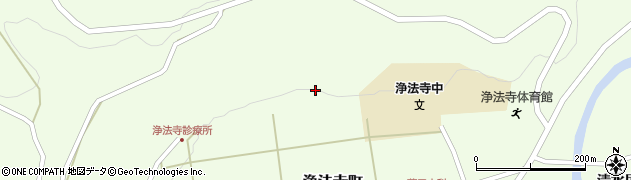 岩手県二戸市浄法寺町小池周辺の地図