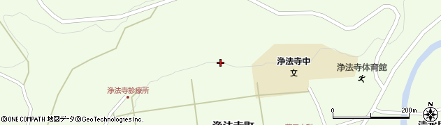 岩手県二戸市浄法寺町（小池）周辺の地図