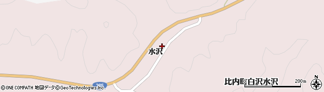 秋田県大館市比内町白沢水沢水沢42周辺の地図