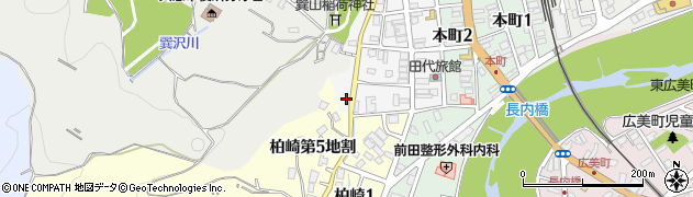 岩手県久慈市巽町周辺の地図