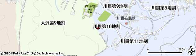 岩手県久慈市川貫（第１０地割）周辺の地図