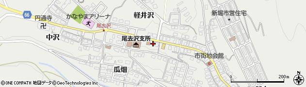 尾去沢郵便局 ＡＴＭ周辺の地図