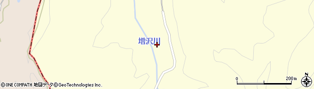 増沢川周辺の地図