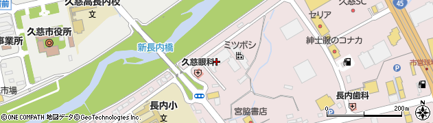 岩手県久慈市長内町（第３２地割）周辺の地図