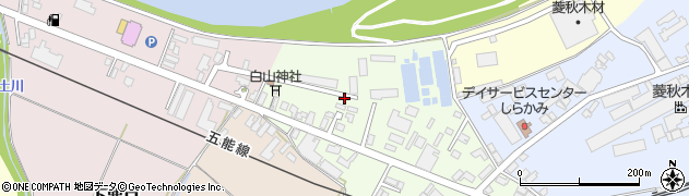 株式会社日本ヘルス工業　東北支局能代事業所周辺の地図
