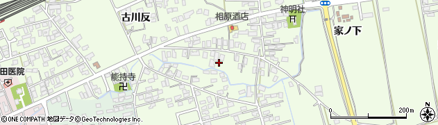 秋田県能代市鰄渕鰄渕86周辺の地図