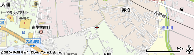 秋田県能代市上柳31周辺の地図